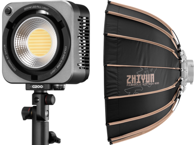 LED Molus G200 COB Light incl. Softbox Parabolic 60cm (Bowens Mount)