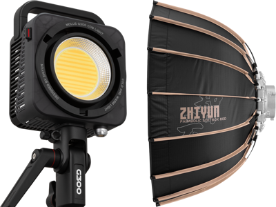 LED Molus G300 Cob Light incl. Softbox Parabolic 60cm (Bowens Mount)
