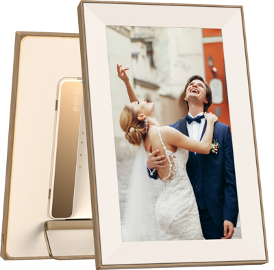 I Pexar Digital Picture Frame I 15.6-inch I Full HD/16:9 I WiFi I Built-in 64GB I Starlight