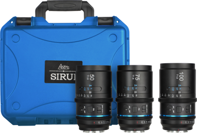 Astra T1.8 1.33x FF AF Anamorphic Cine Lenses 50mm+75mm+100mm_Blue Flare Sony E