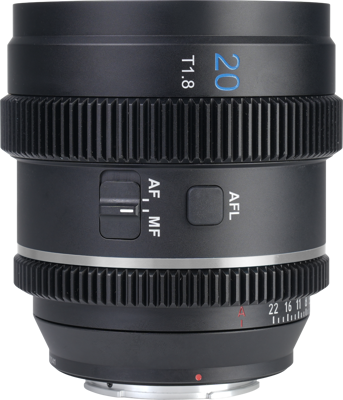 20mm T1.8 1.33X S35 AF Anamorphic Lens_Neutral Flare L-mount