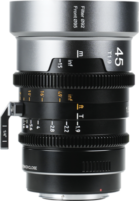 IronStar T1.9 1.5x Anamorphic Full Frame Cine Lenses 45mm_Neutral Flare ARRI PL/Canon EF