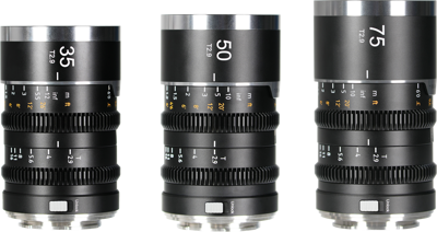 Saturn Series Anamorphic Lens V2 35mm&50mm&75mm, Black, Sony E