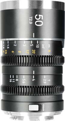 Saturn Series Anamorphic Lens V2 50mm, Black, Nikon Z