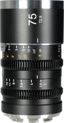 Saturn Series Anamorphic Lens V2 75mm, Black, Nikon Z