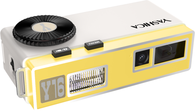 Y16 Pocket Camera Yellow including a 8GB micro SD Card