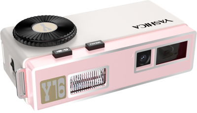 Y16 Pocket Camera Pink including a 8GB micro SD Card