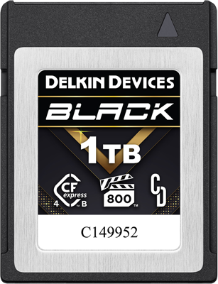 CFexpress 4.0 BLACK | Type B | R3700/W3000 (VPG800) 1TB